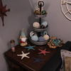 Set of 4 Cast Iron Starfish Home Decor Sea Sculpture Coastal Table Decorations Lifestyle image 2