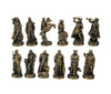 Bronze Finished 12 Piece Norse Gods and Goddesses Miniature Statue Set Main image