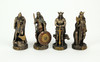 Bronze Finished 12 Piece Norse Gods and Goddesses Miniature Statue Set Additional image