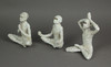 Set of 3 Zen Meditation Yoga Pose Mummy Figurines Additional image