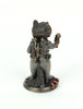 Bronze Finished Frogman Cadet Navy Diver Raccoon Statue Additional image