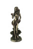 Biblical First Woman Eve With Serpent Bronze Finish Statue Bible Genesis Main image