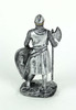 Templar Knight in Armor Wielding Battle Axe and Sword Statue Additional image