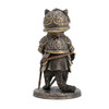 Sir Laveur Raccoon Man at Arms Animal Knight Cold Cast Bronze Finish Statue Additional image