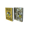 Set of 2 Bee Happy Bee Kind Honeybee Wall Hanging Signs Motivational Home Decor Additional image