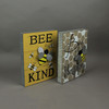 Set of 2 Bee Happy Bee Kind Honeybee Wall Hanging Signs Motivational Home Decor Additional image