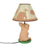 Muddy Delight Barnyard Pig Sculptural Table Lamp w/Decorative Shade Additional image