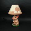 Muddy Delight Barnyard Pig Sculptural Table Lamp w/Decorative Shade Additional image