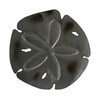 15 Inch Sparkling Glossy Metal Sand Dollar Wall Hanging Sculpture Home Decor Additional image