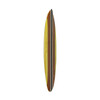 32 Inch Wooden Surfboard Decorative Wall Hanging Beach Decor - Natural Additional image