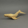 12" Hand Carved Humpback Whale Wooden Sculpture, Nautical Coastal Decor Figurine Additional image