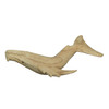 8" Hand Carved Humpback Whale Wooden Sculpture – Nautical Ocean Decor Figurine Main image