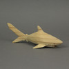 8" Hand Carved Great White Shark Wooden Sculpture – Nautical Ocean Decor Additional image