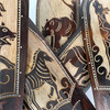 Set of 5 African Animal Hand Carved Wooden Wall Masks Additional image