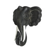 Hand Carved African Elephant Bust Sculpture Wall Art Décor Additional image