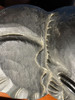 Hand Carved African Elephant Bust Sculpture Wall Art Décor Image of main defect