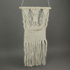 Hand Tied Macrame Bohemian Style Wall Pocket 27 Inches High Boho Decor Additional image