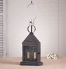 Irvins Country Tinware Harbor Lamp Base with Chisel in Kettle Black Additional image