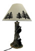 Curious Cubs in Tree Decorative Black Bear Table Lamp (NO SHADE) Additional image