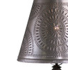 Irvins Country Tinware 14-Inch Fireside Shade with Chisel in Kettle Black Additional image