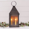 Irvins Country Tinware Hospitality Lantern with Chisel in Kettle Black Additional image