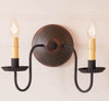 Ashford Wall Sconce in Espresso with Salem Brick Additional image