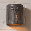 Willow Wall Sconce Light in Kettle Black Finish - 7.75" - Irvin's Tinware Additional image