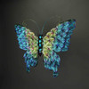 Set of 2 Multicolor Metal Butterfly Wall Decor Outdoor Indoor Hanging Sculptures Additional image