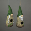 Set of 2 Resin Garden Gnome Hanging Bird House Outdoor Patio Home Garden Decor Additional image