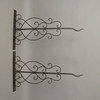 Set of 2 Metal Scroll Plant Hanging Wall Brackets Decorative Home Flower Pot Display Additional image