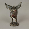 St. Michael the Archangel with Sword and Shield Bronze Finish Statue Additional Image 6