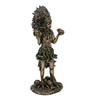 Coatlicue, Serpent-Skirt Aztec Goddess of Fertility Bronze Finish Statue 9.5 Inches High Additional image