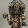 Coatlicue, Serpent-Skirt Aztec Goddess of Fertility Bronze Finish Statue 9.5 Inches High Additional Image 7