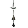 Set of 2 Metal Rustic Hummingbird & Butterfly Wind Chimes Outdoor Home Garden Additional image