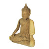 13 Inch Wooden Hand Carved Sitting Buddha Sculpture Zen Home Decor Meditation Art Main image