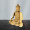 13 Inch Wooden Hand Carved Sitting Buddha Sculpture Zen Home Decor Meditation Art Lifestyle image 1