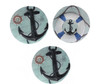 Set of 3 Concrete Nautical Stepping Stones Hanging Decorative Art Main image