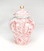 AAI Tropical Leaf 14" Ginger Jar, Pink Main image