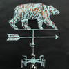Verdigris Copper Bear Weathervan Additional image