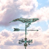 Verdigris Copper Humpback Whale Weathervane Lifestyle image 2