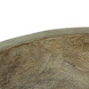 Rustic Carved Wooden Molcajete Style Decorative Bowl 12 Inch Diameter Additional image