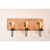 Irvins Country Tinware 3-Light Vanity Light in Hartford Buttermilk Additional image