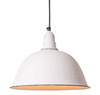 Irvins Country Tinware Colander Pendant Light in Rustic White Main image