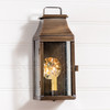 Valley Forge Wall Light in Weathered Brass - 1 Light - Irvin's Tinware Additional image