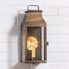 Valley Forge Wall Light in Weathered Brass - 1 Light - Irvin's Tinware Additional image