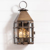 Irvins Country Tinware Barn Outdoor Wall Light in Solid Weathred Brass - 3 Light Additional image