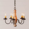 Irvins Country Tinware 5-Arm Bed and Breakfast Chandelier in Hartford Buttermilk Additional image