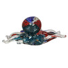 7 In Multicolor Blown Glass Octopus Paperweight Figurine Home Decor Sculpture Additional image