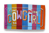 License Plate Cowgirl Throw Rug by Kate Ward Thacker 37 X 22 In. Main image