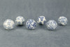 AA Importing Set of Six 2.5" Blue and White Decorative Balls Main image
